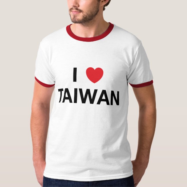 I T-shirt de TAÏWAN de COEUR (Devant)
