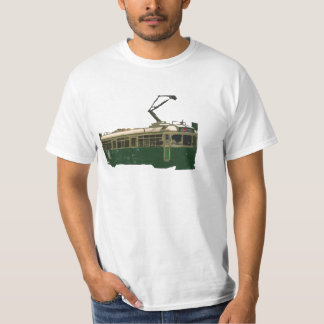 I T-shirt de tram de Melbs de coeur