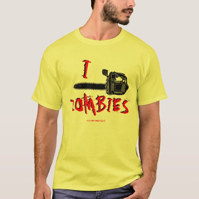 I T-shirt de zombis de tronçonneuse (Devant)