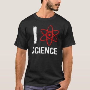 I T-shirt d'obscurité de la Science de coeur/amou