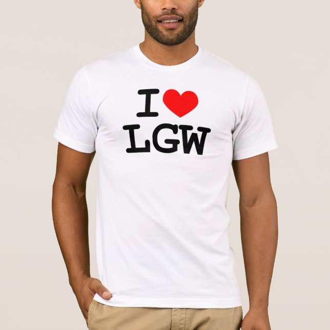 I T-shirt du coeur LGW (Devant)