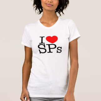 I T-shirt femelle léger de SPS de coeur