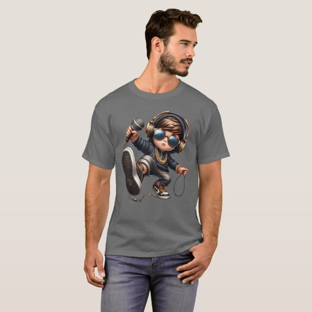 i t-shirt futuriste conception robot (Devant entier)