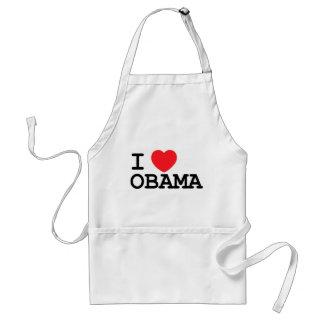 I tablier d'Obama de coeur