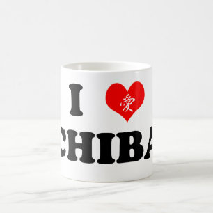 I tasse de Chiba de coeur