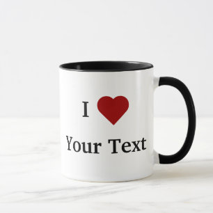 I tasse de coeur (personnalisez)