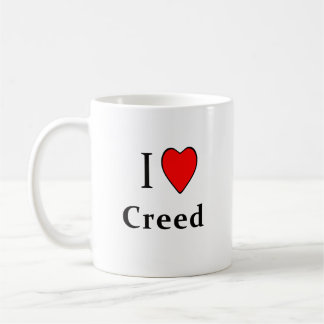 I tasse de croyance de coeur