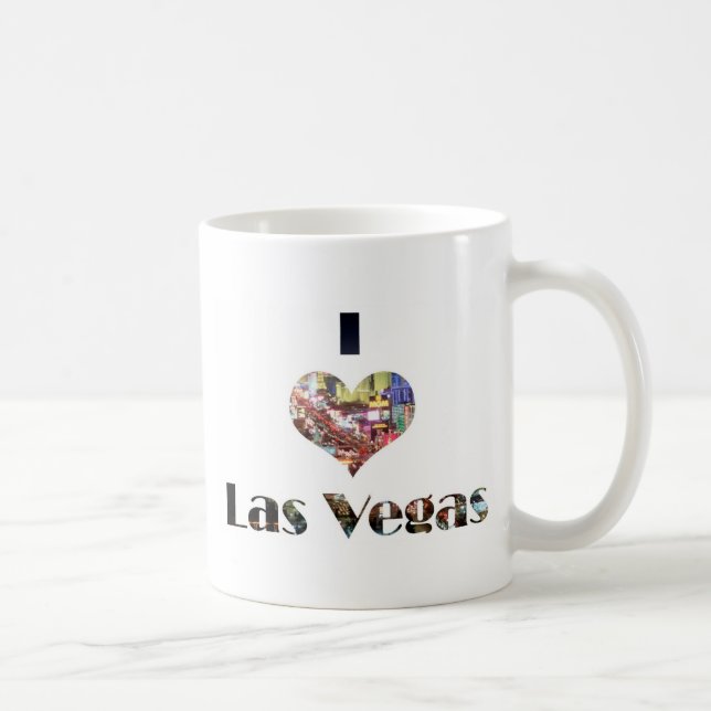 I tasse de Las Vegas de coeur (Droite)