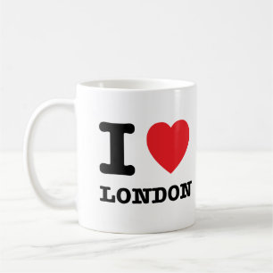 I tasse de Londres de coeur