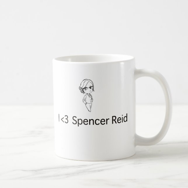 I tasse de Spencer Reid de coeur (Droite)