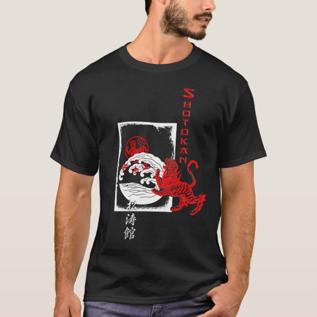 I the Tiger - Soul of Shotokan Karate T-Shirt (Devant)