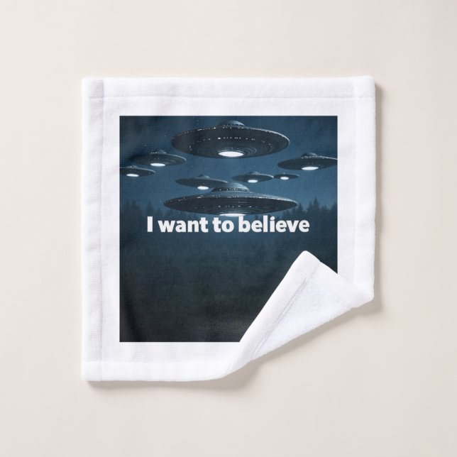 I want to believe (Gant de toilette)