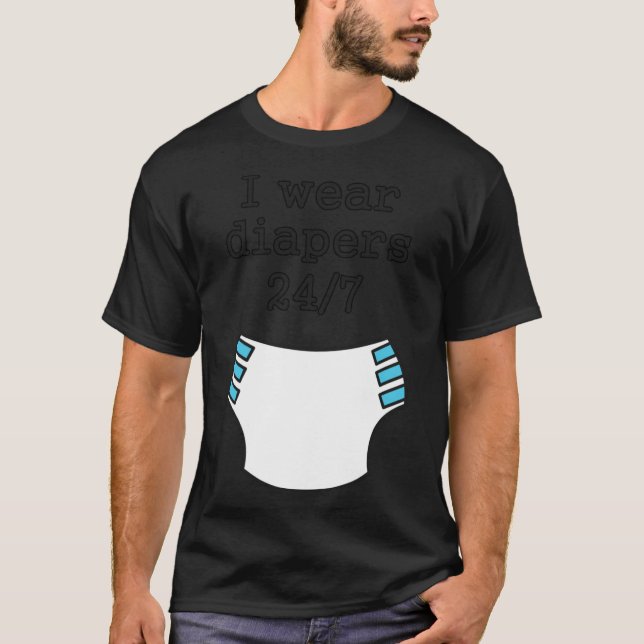 I wear diapers 247 Essential T-Shirt (Devant)