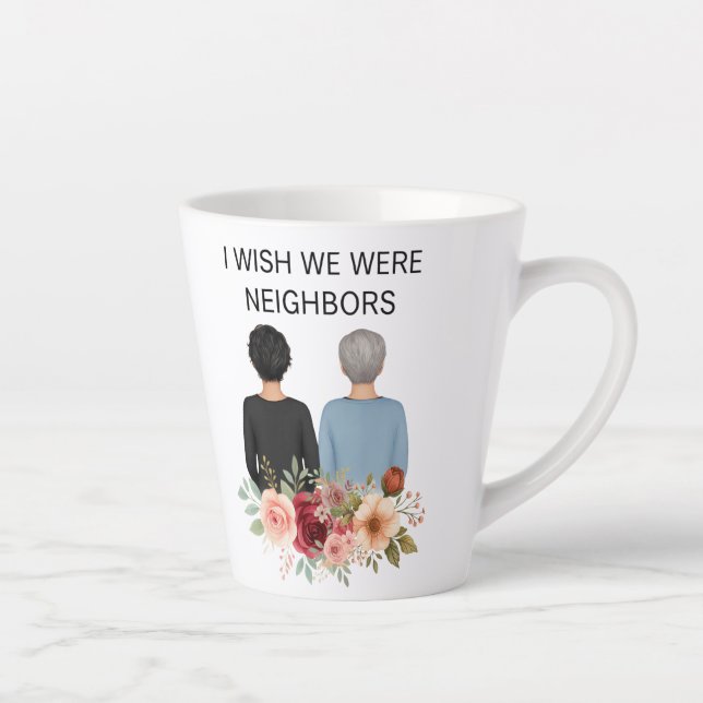 I Wish We Were Neighbors Best Friends States Mug (Droite)