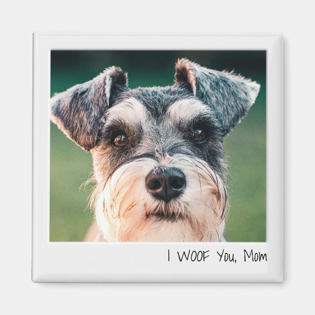 I WOOF You Instantané Camera Magnet personnalisé (Devant)