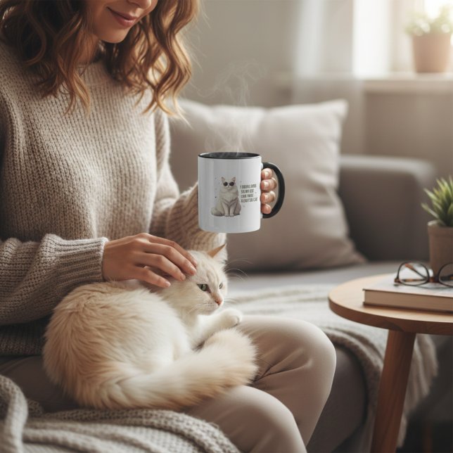 I Work Hard So My Cat Can Have a Better Life Mug (Créateur téléchargé)