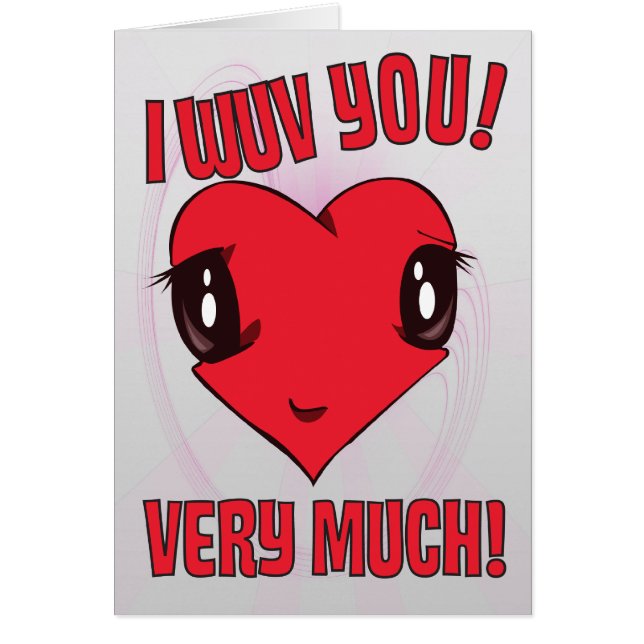 I Wuv que vous cardez (Devant)