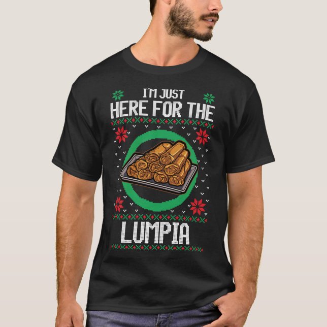 I&x27 ; m juste ici pour le T-shirt Lumpia Classic (Devant)