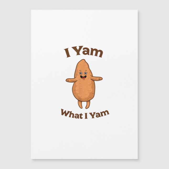 I Yam What I Yam Dancing Sweet Potato Thanksgiving (Devant)