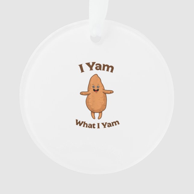 I Yam What I Yam Dancing Sweet Potato Thanksgiving (devant)