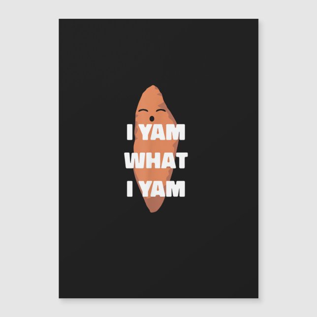 I Yam What I Yam - Danser de la pomme de terre dou (Devant)