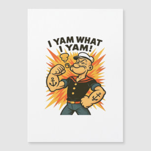 I Yam What I Yam Popeye Citation de dessin classiq