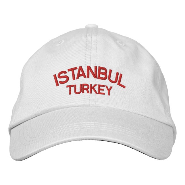 Iatanbul Turquie Casquette ajustable personnalisé (Devant)