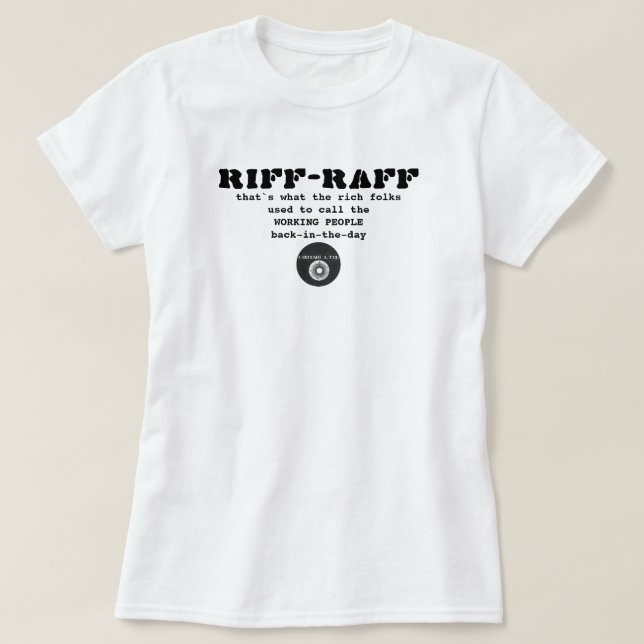 IBONELTD. RIFF-RAFF un T-shirt (Design devant)