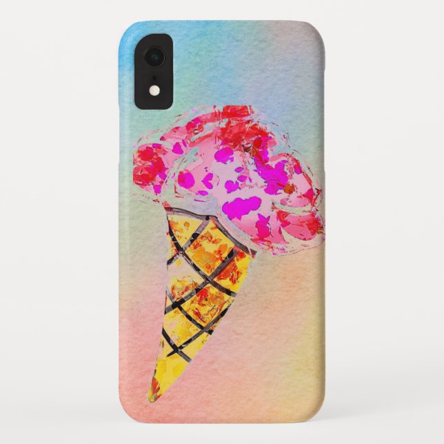 Ice Cream Cone iPhone XR Coque (Dos)
