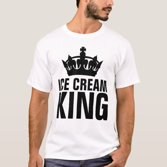 ICE CREAM KING mens dad T-SHIRT (Devant)