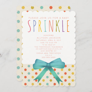 Ice Cream Social Baby Sprinkle Invitation