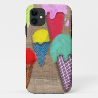 Ice-crème dessert iPhone / coque ipad