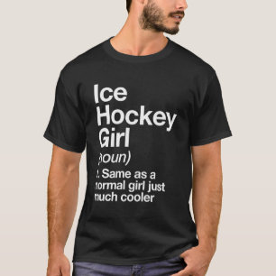 Ice Hockey Girl Définition Sweat - shirt à capuche