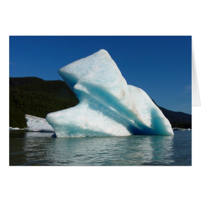 Iceberg sur le lac Mendenhall en Alaska (Devant horizontal)