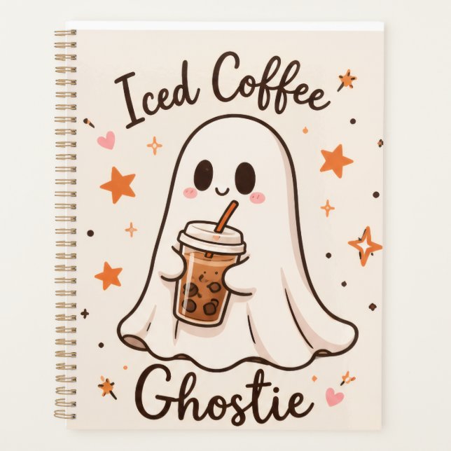 Iced Coffee Fantôme - Joli Halloween  (Devant)