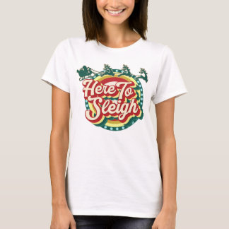Ici pour détruire Noël T-shirt