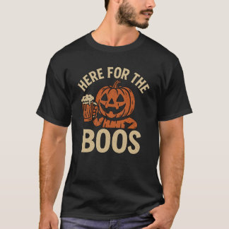 Ici pour le Citrouille de Boos Halloween T-Shirt d