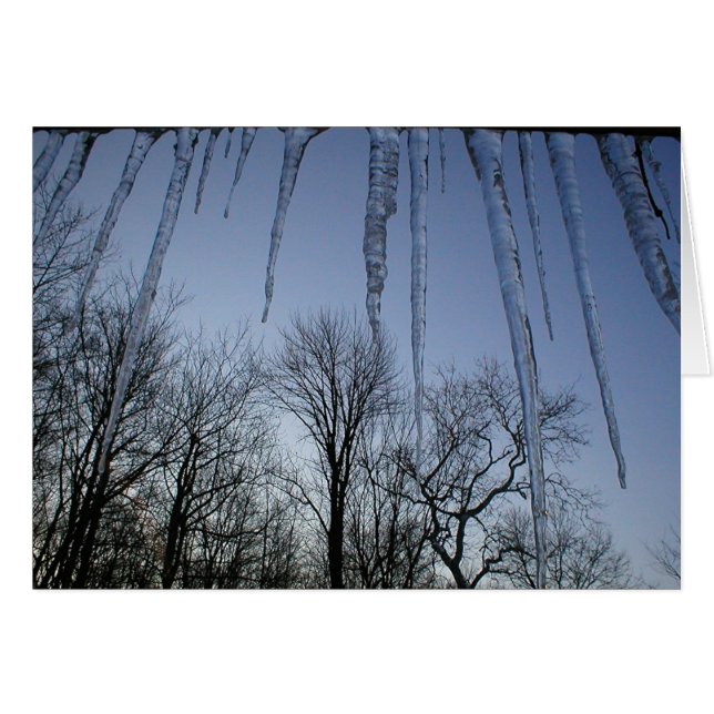 Icicules (carte) (Devant horizontal)