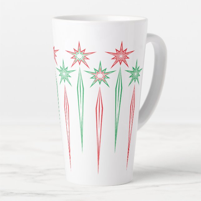 Icicules Mid Mod Grande Mug Latte (Angle droit)