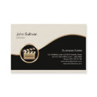 Icône Clapperboard or Carte de visite