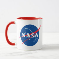 Icone Comet de la NASA Mug en céramique rouge/blan