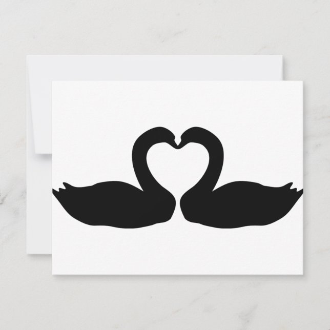 icône de deux cygnes noirs (Devant)