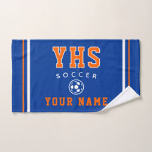 Icône de football, nom personnalisé et école, cade