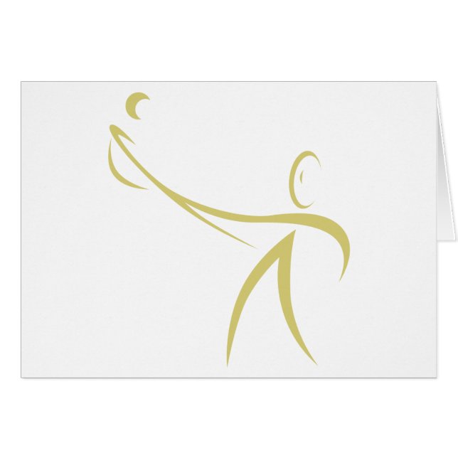 Icône de joueur de lacrosse (Devant horizontal)