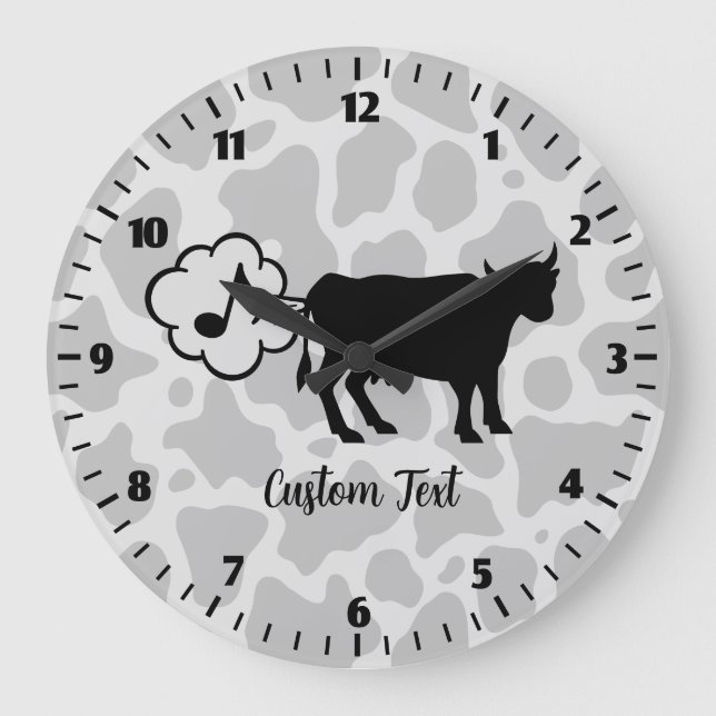 Icône de méthane de vache grande horloge (Recto)