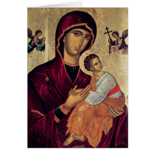 Icône dépeignant la mère sainte de la passion