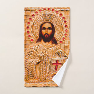 Icône d'or de Jésus-Christ