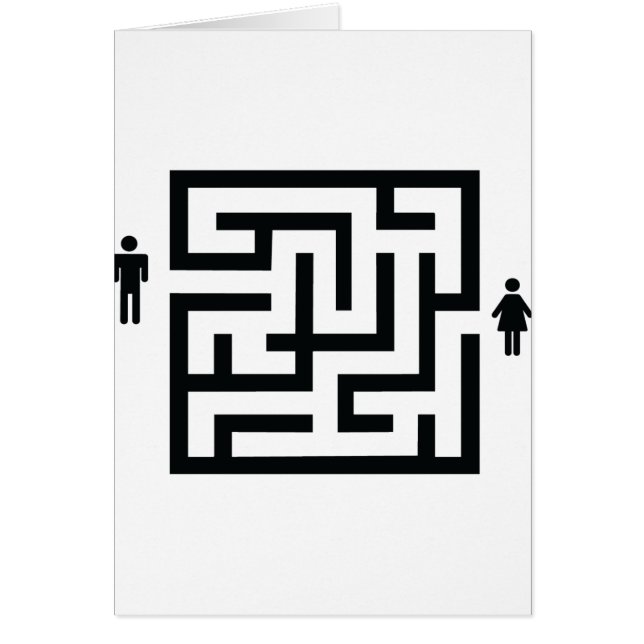 icône du labyrinthe homme-femme (Devant)