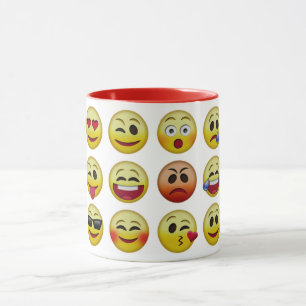 Icône Emoji face Combo Mug