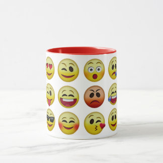 Icône Emoji face Combo Mug